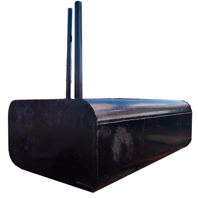 Емкость 10куб из трубы(8мм) и листа(4мм)