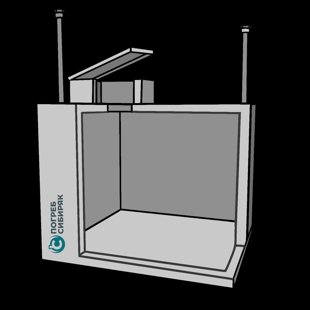 Сибиряк 8 круглый d2,2 h2,16 (эконом)