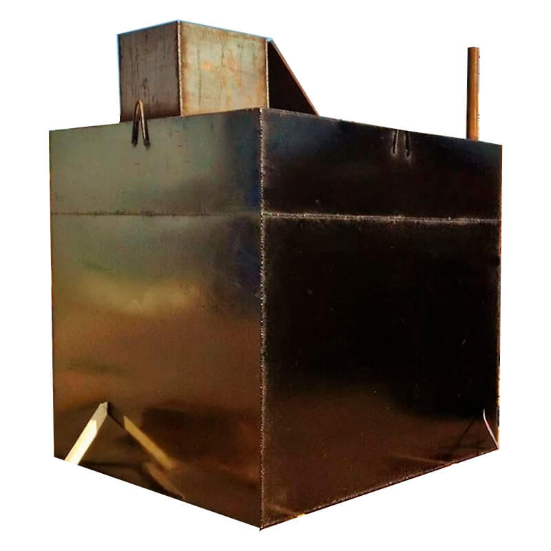 Погреб металл 1,8х1,8х1,8м (4мм) + горловина