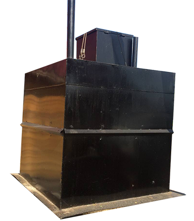 Погреб металл 2х2х2м (4мм) + горловина